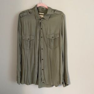 Boyfriend fit button up shirt